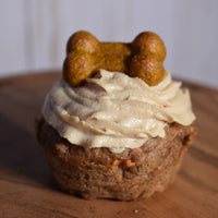 Ruff Cake: carrots, applesauce, yogurt, and honey for a paw-fect mini celebration: pickup and delivery only